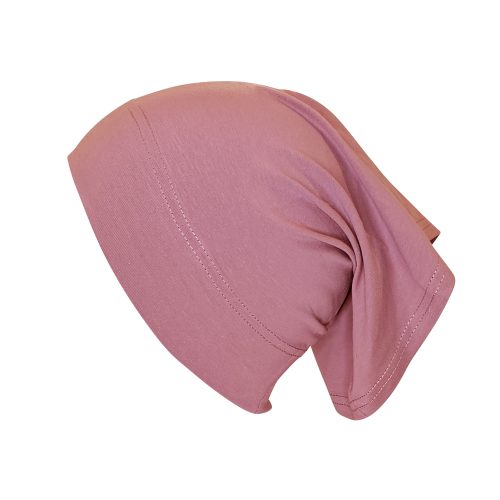 Non Slip Cotton Hijab Cap Dusty Rose Pink
