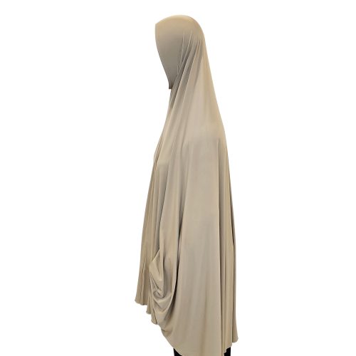 Dark Nude Premium Sleeveless Jilbabs
