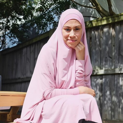 Dusty Pink Sleeved Jilbabs