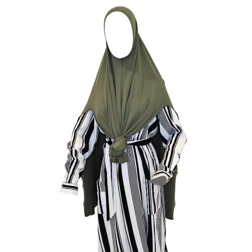 Khaki Premium Coat Jilbabs
