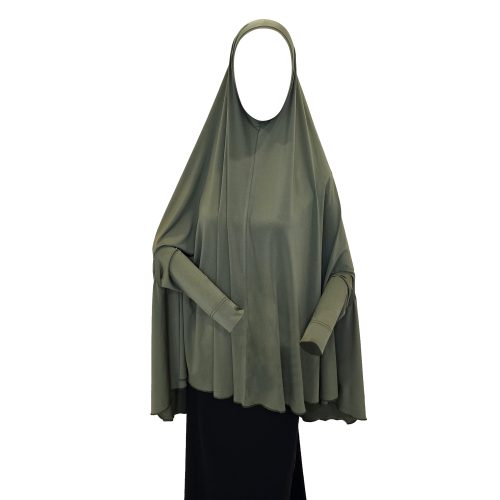 Khaki Premium Sleeved Jilbabs