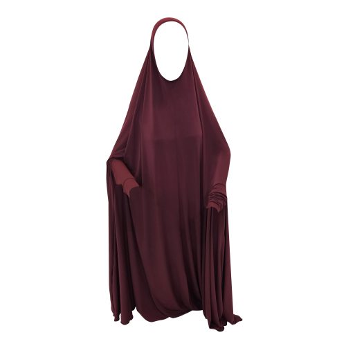 Maroon Red Premium Maxi Muslim Prayer Jilbabs