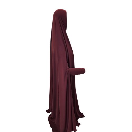 Maroon Red Premium Maxi Muslim Prayer Jilbabs