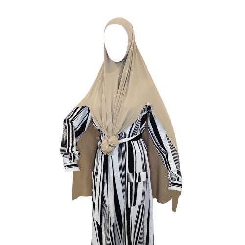 Dark Nude Premium Coat Jilbabs