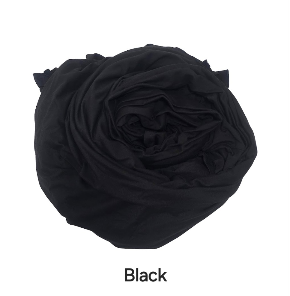 Ultra Lightweight Jersey Black Maxi Prayer Jilbabs