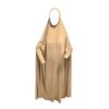 Ultra Lightweight Jersey Dark Nude Maxi Prayer Jilbabs