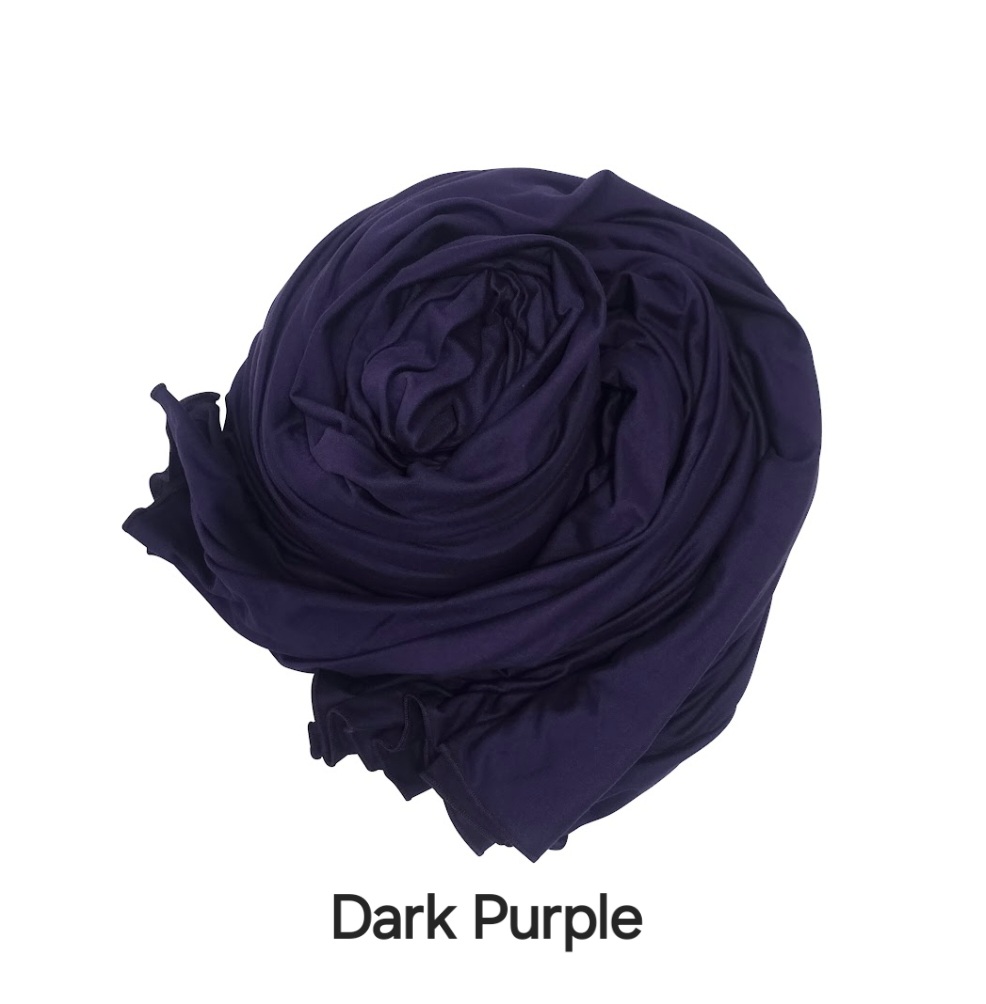 Ultra Lightweight Jersey Dark Purple Maxi Prayer Jilbabs Thumbnail