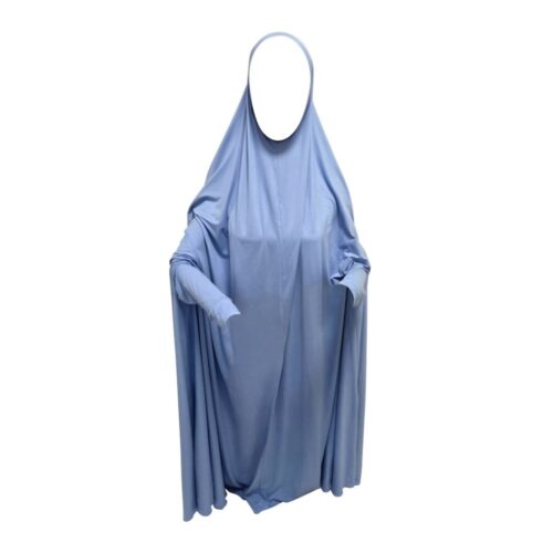 Ultra Lightweight Jersey Sky Blue Maxi Prayer Jilbabs