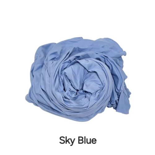 Ultra Lightweight Jersey Sky Blue Maxi Prayer Jilbabs Thumbnail