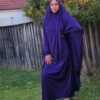 Dark Purple Ultra Lightweight Jersey Maxi Jilbabs